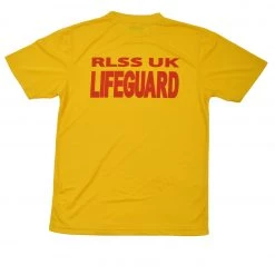 RLSS UK Shop Lifeguards RLSS UK Lifeguard Technical T-Shirt, Quick Drying, HSE Approved Yellow