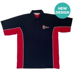 RLSS UK Shop RLSS UK Navy And Red Polo