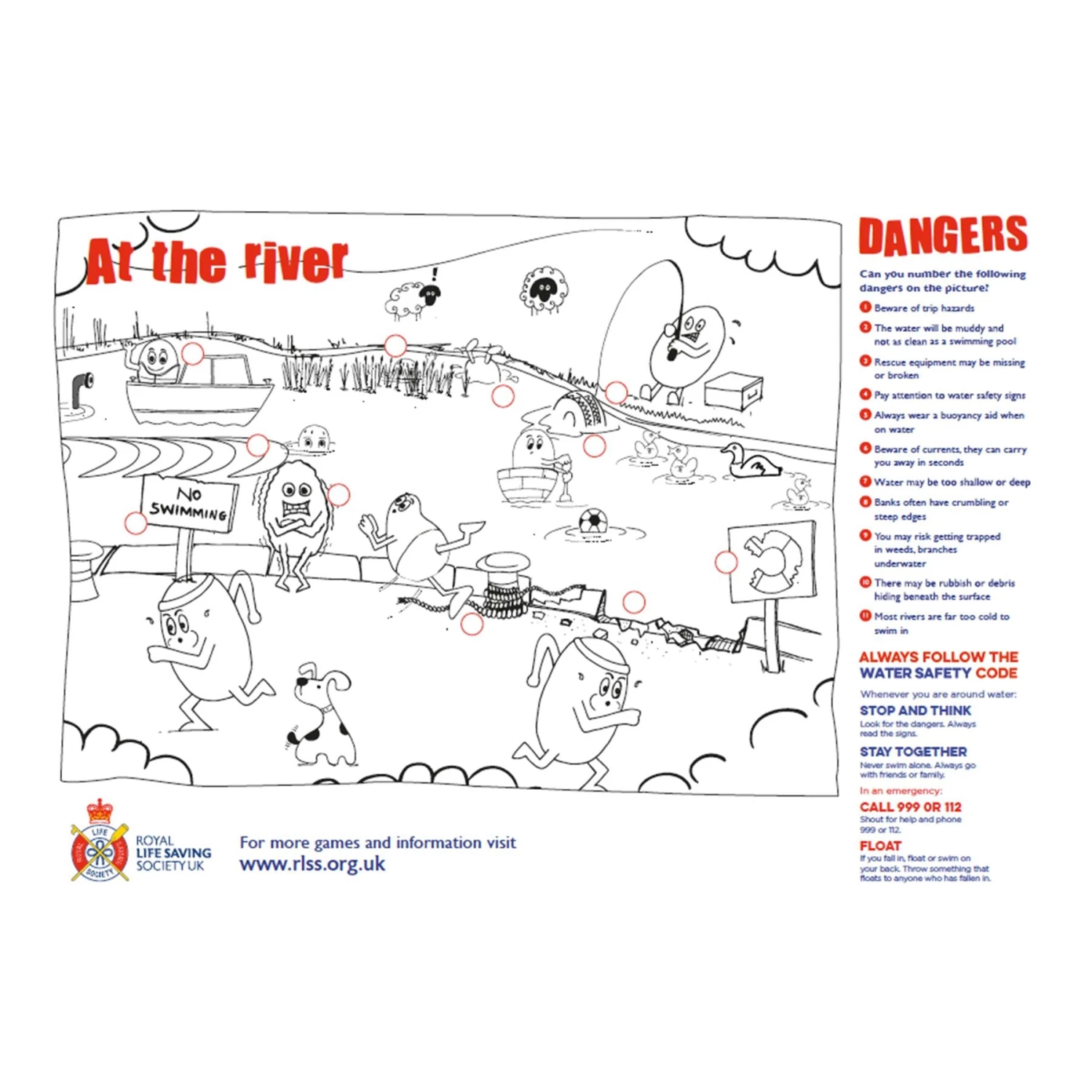RLSS UK Shop RLSS UK Water Safety Activity Sheets (A4) - Pack Of 50 Education & Fundraising 5 RLSS UK Shop RLSS UK Water Safety Activity Sheets (A4) - Pack Of 50 Education & Fundraising