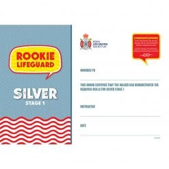 RLSS UK Shop Rookie Silver Awards (Packs Of 5) Rookie Lifeguard