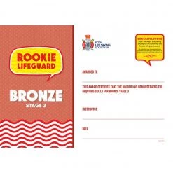 RLSS UK Shop Rookie Lifeguard Rookie Bronze Awards (Packs Of 5)
