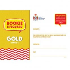 RLSS UK Shop Rookie Gold Awards (Packs Of 5)
