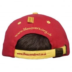 RLSS UK Shop Lifeguarding Essentials RLSS UK Red Lifeguard Premium Baseball Cap, Adjustable Fit