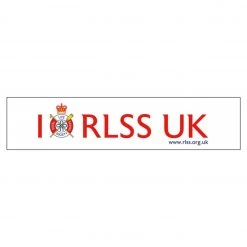 RLSS UK Shop I Love RLSS UK Car Sticker