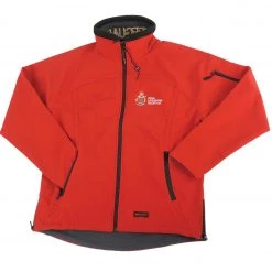 RLSS UK Shop RLSS UK Lifeguard Ladies Soft Shell Jacket, Red, Outdoor Lifeguard Duty Wear Lifeguards