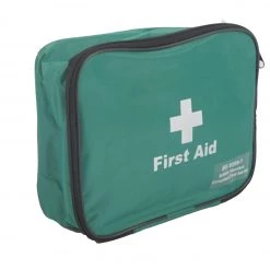RLSS UK Shop BS8599-1 Pouch First Aid Kit, Zip Up Pouch, Portable, Compliant With British Standard First Aid Equipment