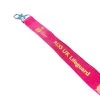 RLSS UK Shop Professional Lifeguard Lanyard, Red Lanyard With Yellow Print Pool Safety Equipment