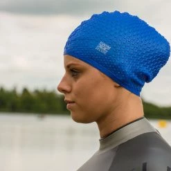 RLSS UK Shop Swim Secure, Bubble Swim Hats Open Water Swimming
