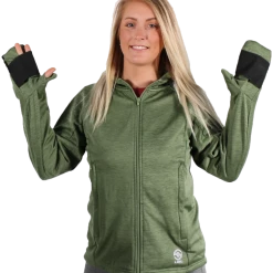 Loki Loki Apparel Women's All In One Tech Hoodie - Zip Up