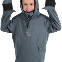 Loki Loki Apparel Kid's All In One Pullover Tech Hoodie