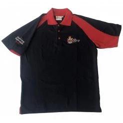 RLSS UK Shop RLSS UK Navy And Red Polo