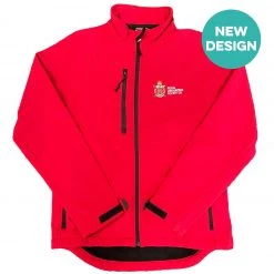 RLSS UK Shop RLSS UK Lifeguard Soft Shell Jacket, Red, Outdoor Lifeguard Duty Wear Lifeguards