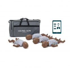 RLSS UK Shop Laerdal Little Baby QCPR, Dark Skin (Pack Of 4) Training Manikins & Accessories
