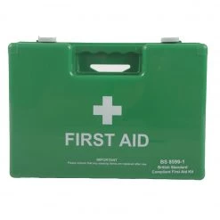 RLSS UK Shop BS8599-1 Deluxe First Aid Kit, British Standard, Comprehensive Range Of Emergency Treatment Essentials
