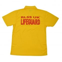 RLSS UK Shop Lifeguards RLSS UK Lifeguard Technical Polo Shirt, Quick Drying, HSE Approved Yellow
