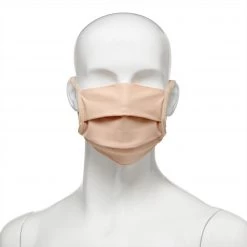 RLSS UK Shop Personal Protective Equipment (PPE) Beige Reusable Antibacterial Face Mask